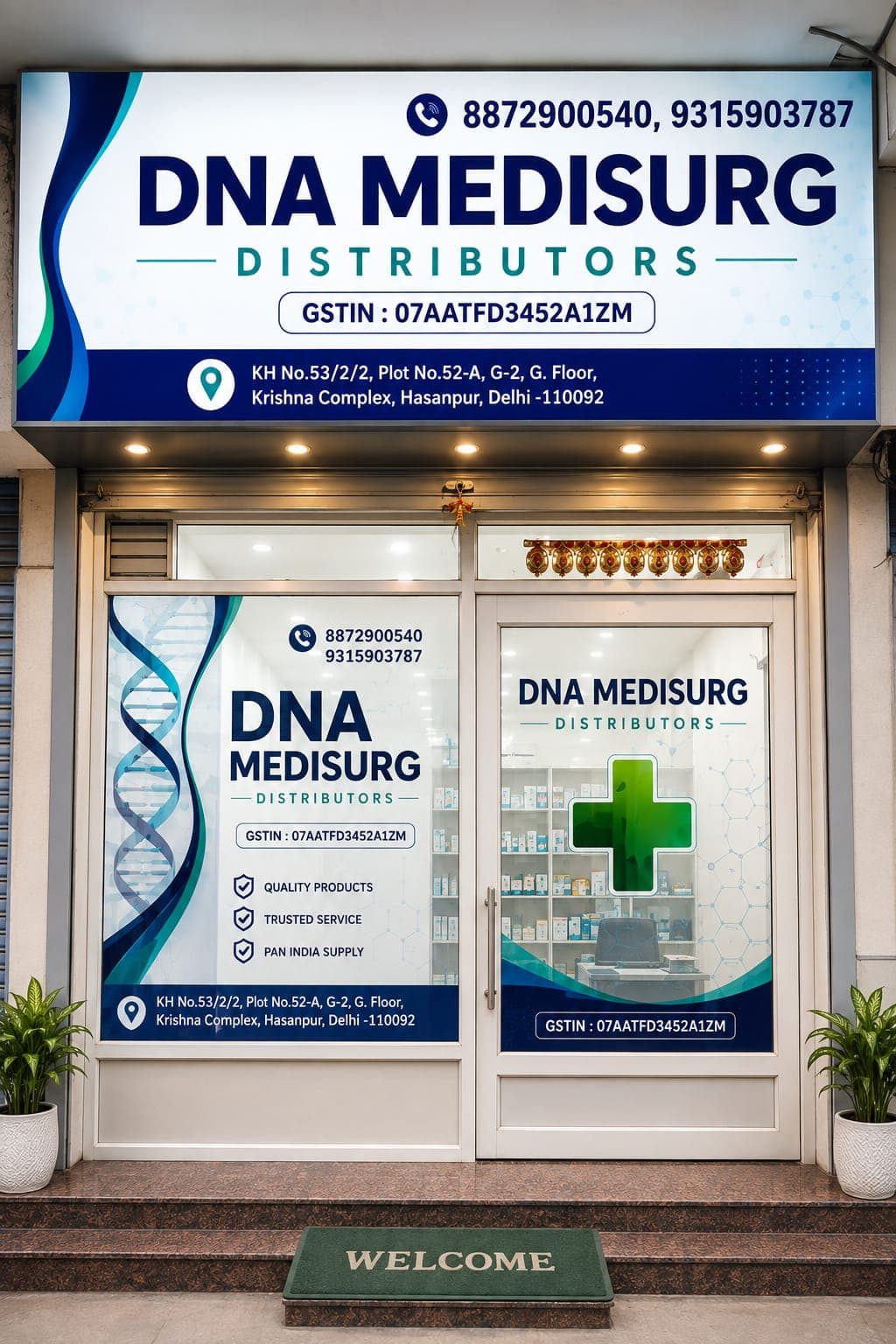 Dnamedisurg's Pharmaceutics research and manufacturing