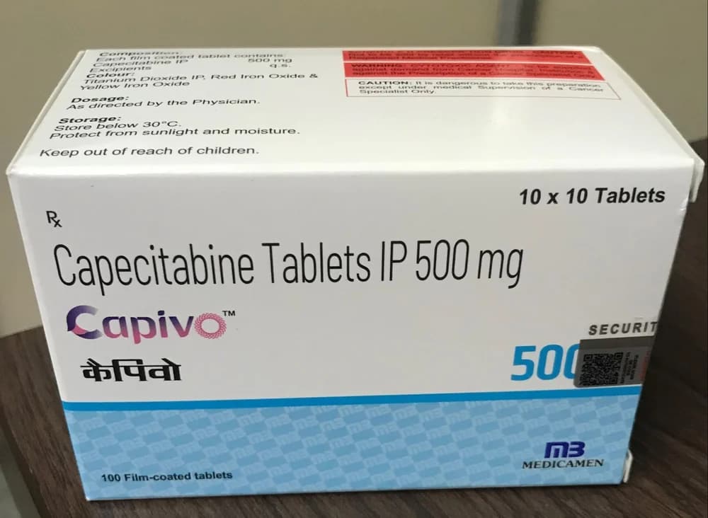 500mg Capivo Capecitabine Tablet 3