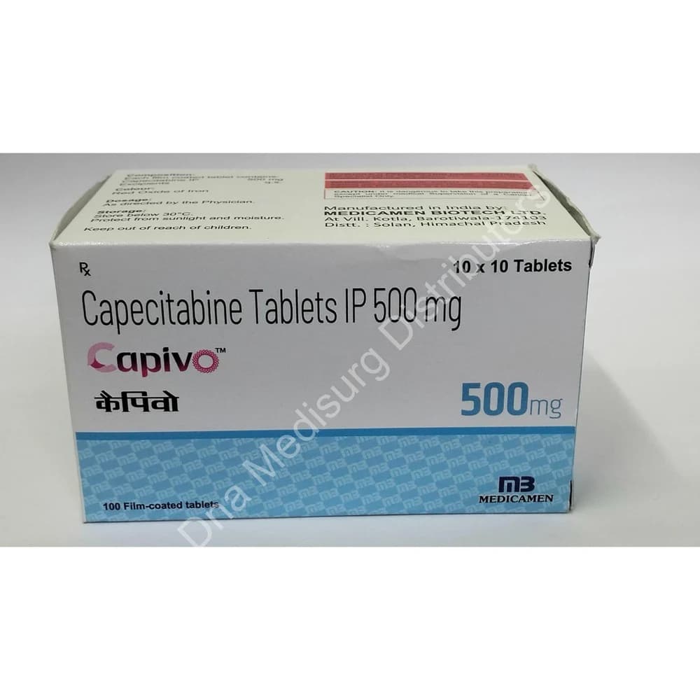 500mg Capivo Capecitabine Tablet