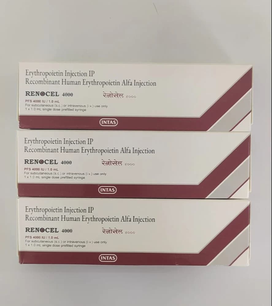 4000 IU Renocel Erythropoietin Injection 4