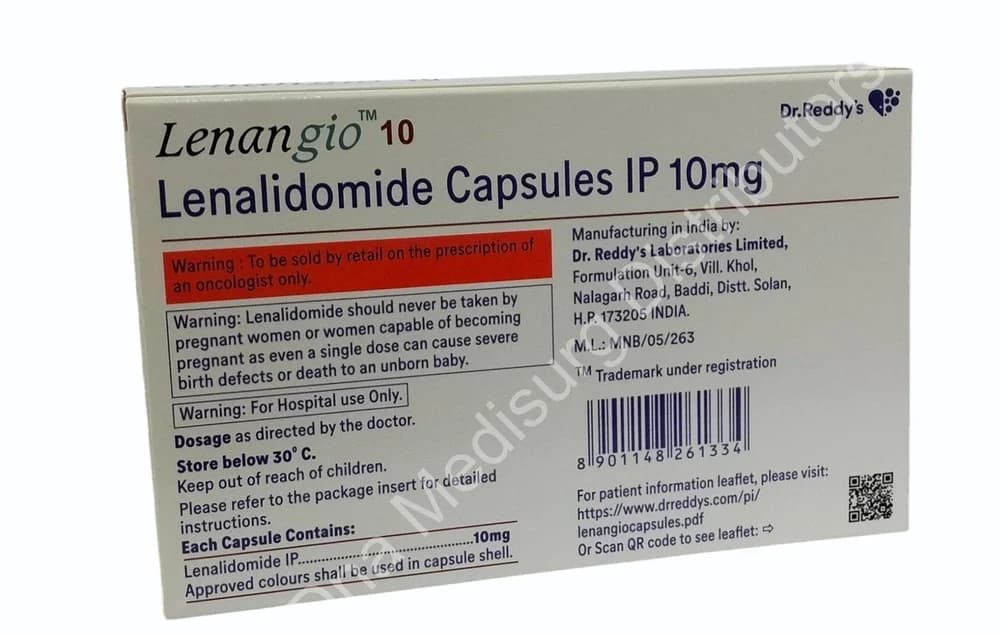 10mg Lenangio Lenalidomide Capsules 3