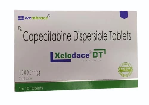 1000mg Xelodace DT Capecitabine Dispersible Tablets