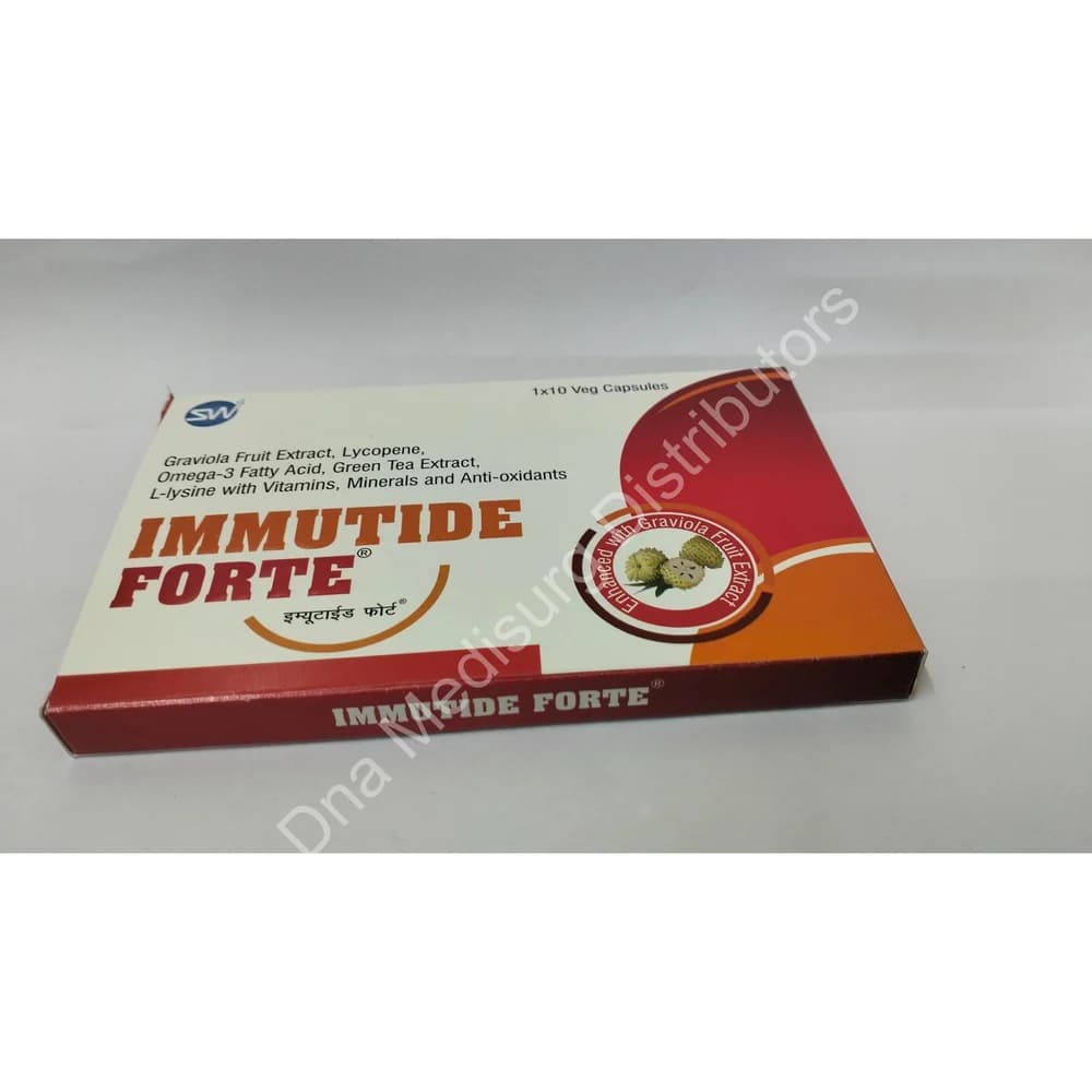 Immutide Forte Lycopene Omega 3 Fatty Acid L Lysine Capsules 2
