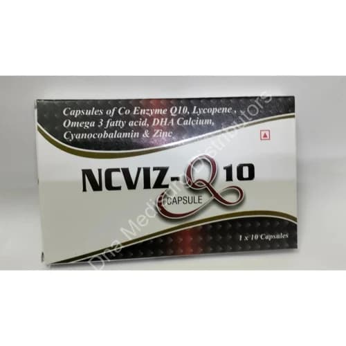 Ncviz Q10 Coenzyme Q10 Lycopene Omega 3 Fatty Acid Capsules