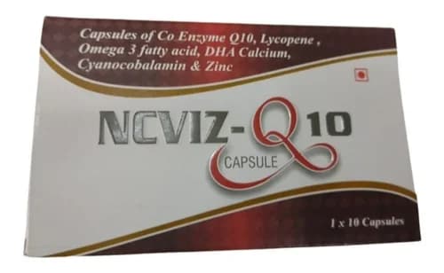 Ncviz Q10 Coenzyme Q10 Lycopene Omega 3 Fatty Acid Capsules 2