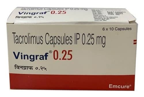 0.25mg Vingraf Tacrolimus Capsules