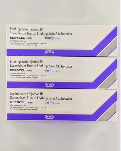 10000 IU Renocel Erythropoietin Injection