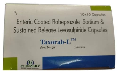 Taxorab L Rabeprazole Sodium And Sustained Release Levosulpiride Capsules