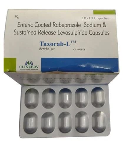 Taxorab L Rabeprazole Sodium And Sustained Release Levosulpiride Capsules 2