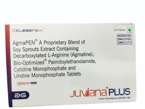 Juviana Plus Decarboxylated L Arginine Palmitoylethanolamide Tablets