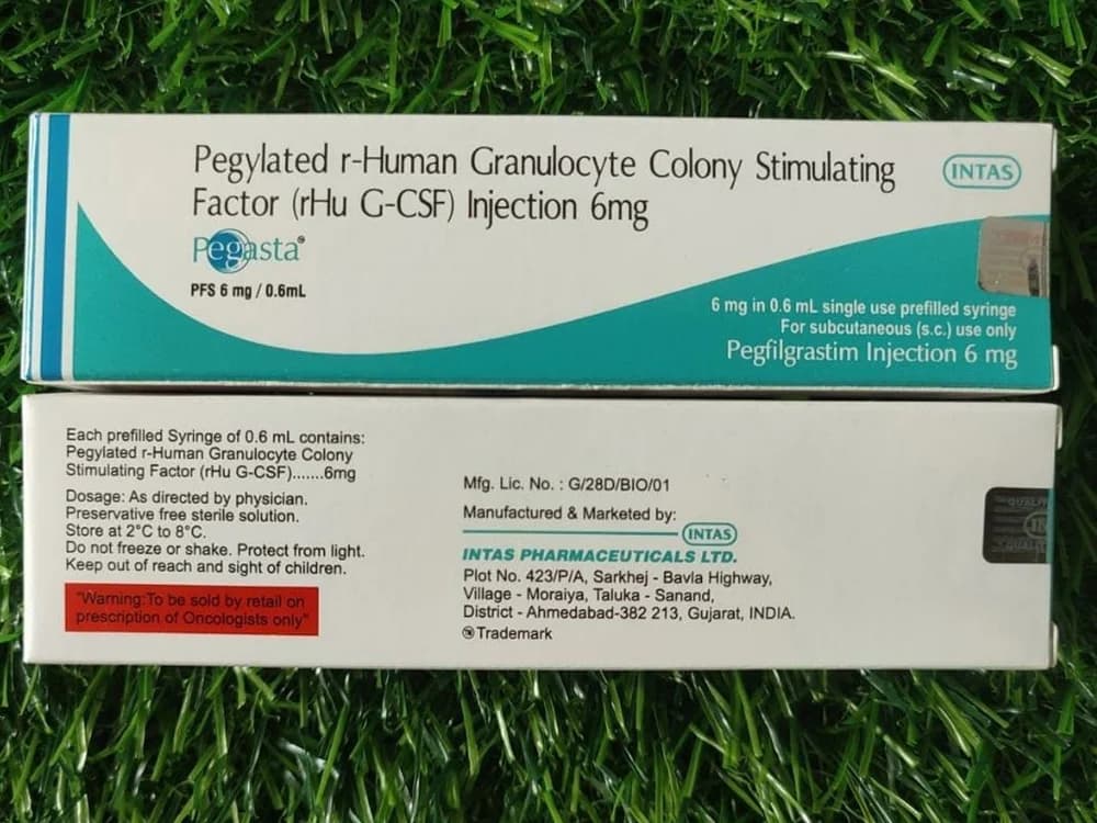 6mg Pegylated R-Human Granulocyte Colony Stimulating Factor Injection 2