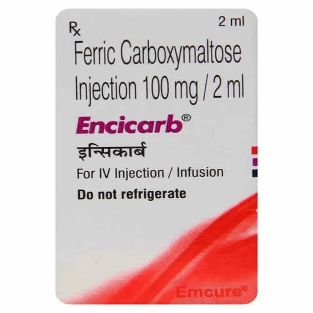 100mg Encicarb Ferric Carboxymaltose Injection 3
