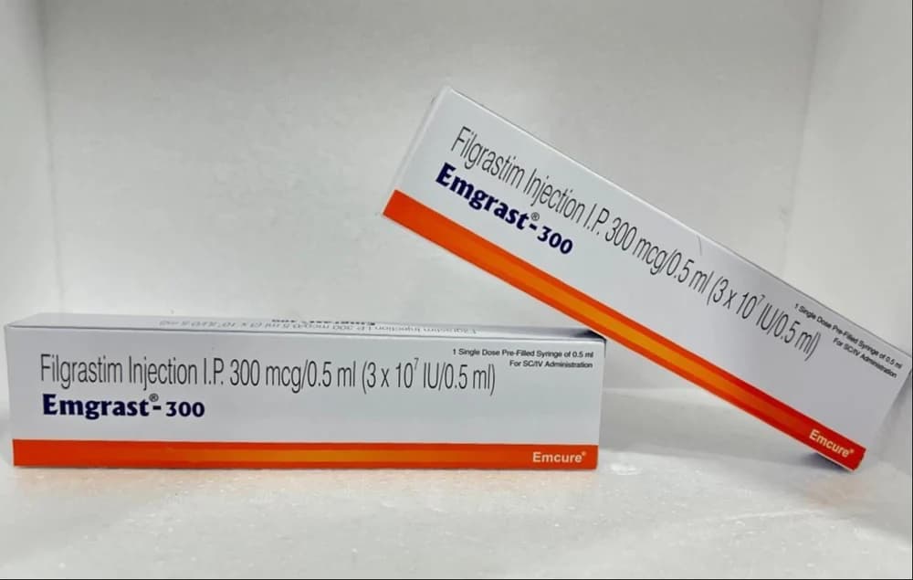 300mcg Emgrast Filgrastim Injection 4