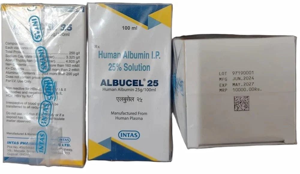 25g Albucel Human Albumin Injection 3