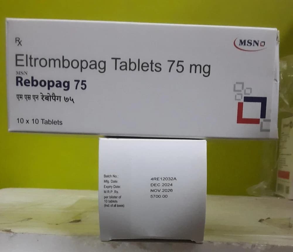 75mg Rebopag Eltrombopag Tablet