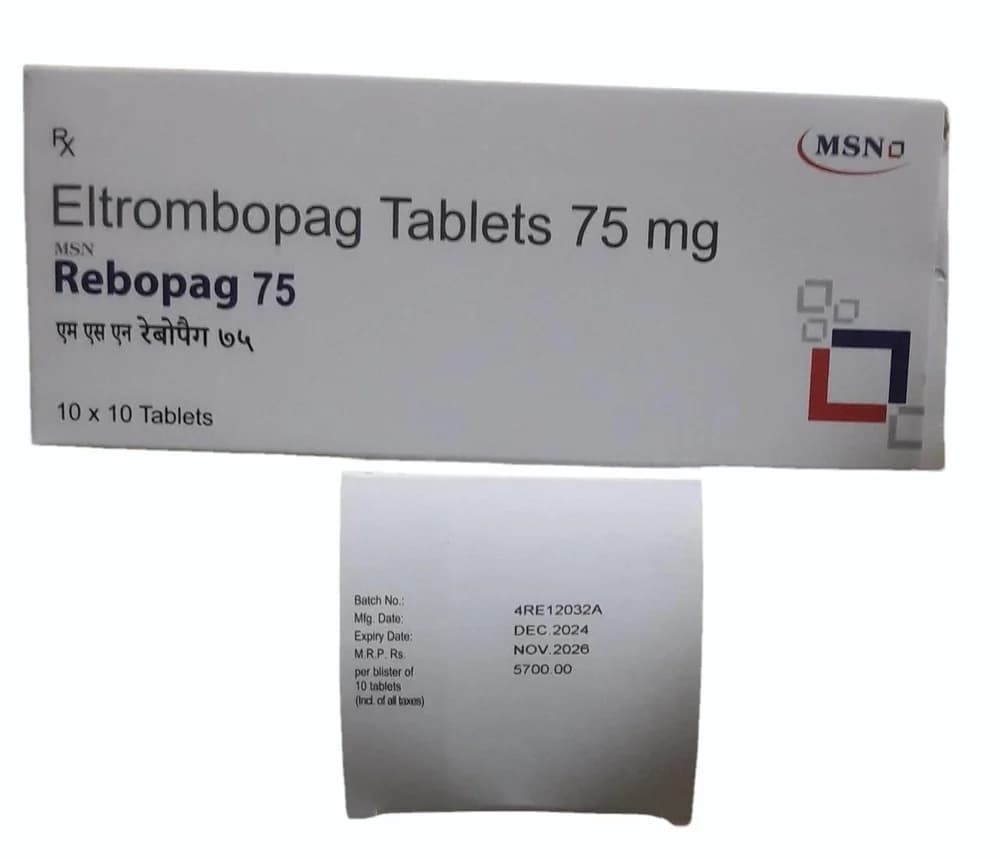 75mg Rebopag Eltrombopag Tablet 3