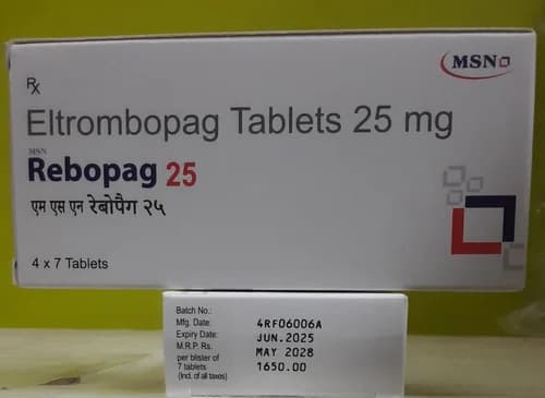 25mg Rebopag Eltrombopag Tablets