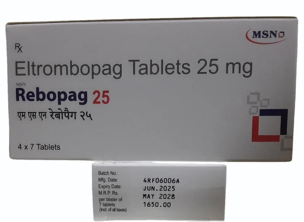 25mg Rebopag Eltrombopag Tablets 2
