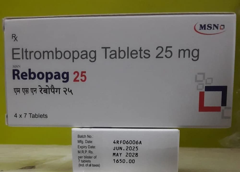 25mg Rebopag Eltrombopag Tablets 3